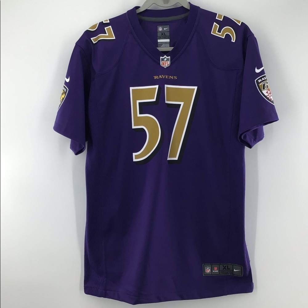 NFL Ravens Mosley #57 Purple Jersey NWOT
